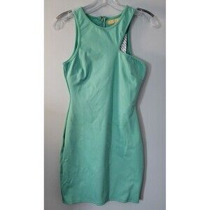 Urban Outfitters UO Mint Green Sleeveless Bodycon Mini Dress Asymmetrical